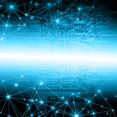 Best Internet Concept of global business.Technological background, symbols Wi-Fi, of the Internet, television, mobile and satellite communications