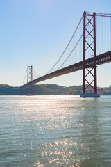25th april bridge against blue sky - Lisbon