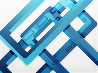 Rectangle tube elements, vector background