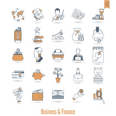 Business and Finance Icon Set