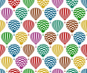 Seamless background with balloons. 