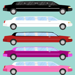 Limousine, a large set of limousines