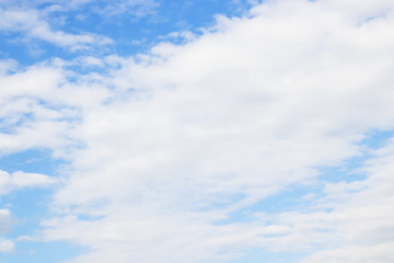 blue sky with clouds