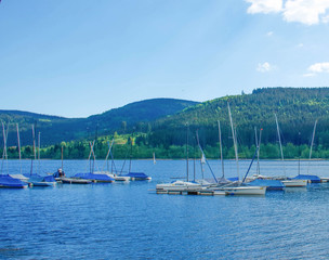 Stimmung am Seglerhafen am Schluchsee