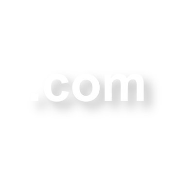 Icon mit Schatten - com Domain