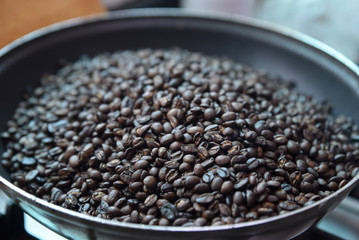 Coffee beans, can be used as a background