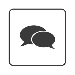 Sprechblasen - Chat - Simple App Icon