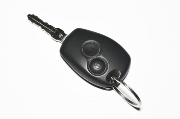 car key isolated on white