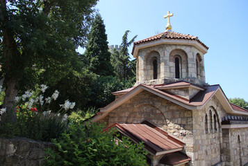 Fototapeta na wymiar Church of St Petka at Kalemegdan, Belgrade - Serbia