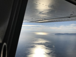 Oceanviews from a small plane