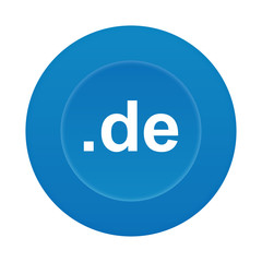 Runder 3D Button - .de Link