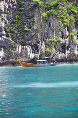 Obraz na płótnie Canvas The blue lagoon in Thailand. 