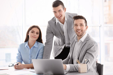 Obraz premium Business people working in office