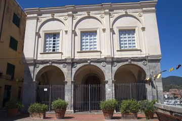Fototapeta na wymiar Porto Ercole, Palazzo del Municipio
