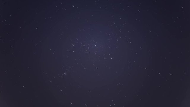 4K Timelapse Short Startrail of Orion Constellation with clear sky