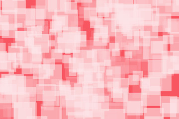 Fondo rojo con cuadrados blancos.