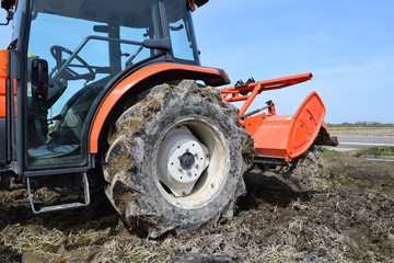 農業用トラクター