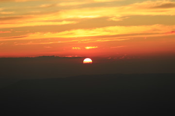 Fototapeta na wymiar Sunrise and Sunset.