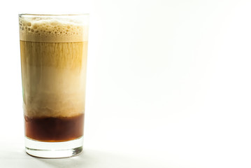 Cold coffee with milk
