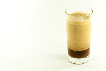 Cold coffee with milk