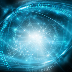 Best Internet Concept of global business.Technological background, symbols Wi-Fi, of the Internet, television, mobile and satellite communications