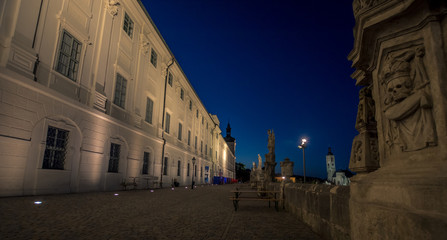 The Jesuit College in Kutna Hora, skull, Czech Republic.