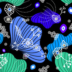 Cute beautiful abstract seamless pattern. Texture, textile, background. Vector illustration