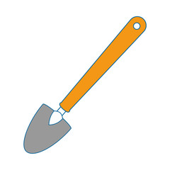 Spade gardening tool icon vector illustration graphic design