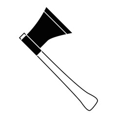 Axe gardening tool icon vector illustration graphic design