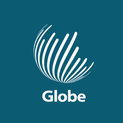 vector logo globe