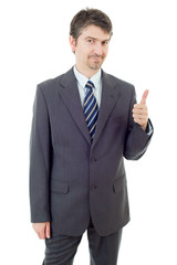businessman thumb up
