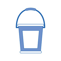 Rubber bucket isolated icon vector illustration graphic design