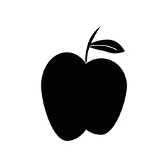 Delicious apple fruit icon vector illustration graphic design