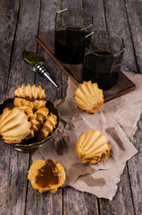 Traditional shortbread cookies