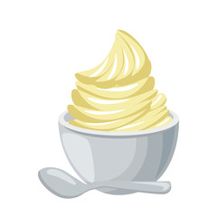 Delicious ice cream icon vector illustration graphic design