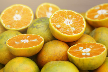 oranges in a basket