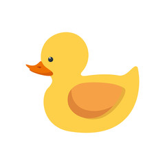 Ducky toy isolated icon vector illustration graphic design