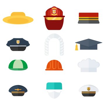 set of professional hats