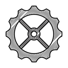 gear machine isolated icon vector illustration design