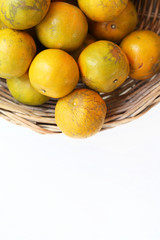 oranges in a basket