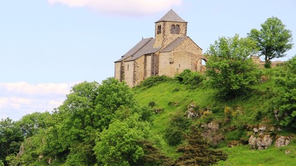 Fototapeta premium église de Dauzat-sur-Vodable, 63