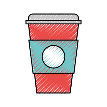 plastic cup isolated icon vector illustration design