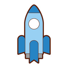 rocket launcher isolated icon vector illustration design