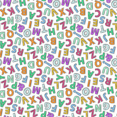 ABC pattern seamless.