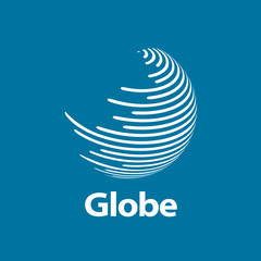 vector logo globe
