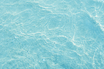Clear blue sea in Thailand. Abstract background.