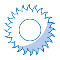 summer sun weather icon vector illustration design