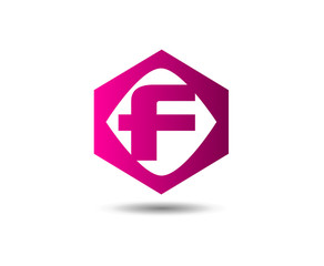 Obraz premium Letter f logo icon design template elements 