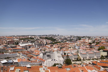 Fototapeta premium Panorama urbain à Lisbonne, Portugal 