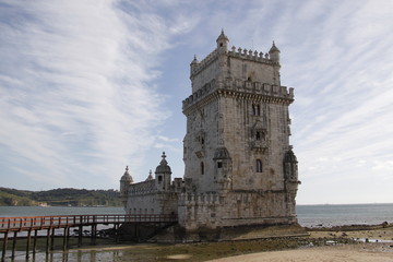 Fototapeta na wymiar Tour de Belém à Lisbonne, Portugal